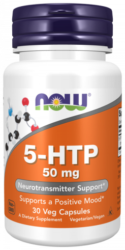 NOW 5-HTP 50 mg, 30 капсул
