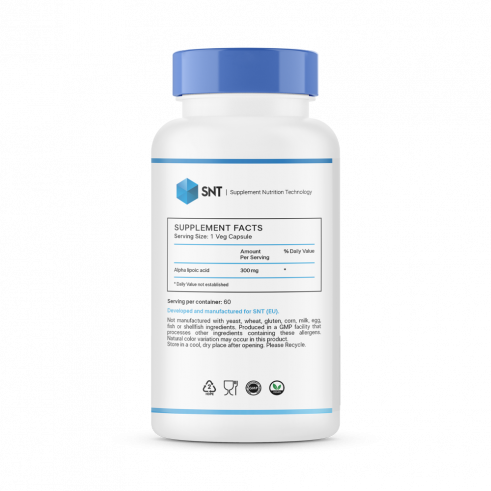 SNT Alpha Lipoic Acid 300 mg, 60 капсул