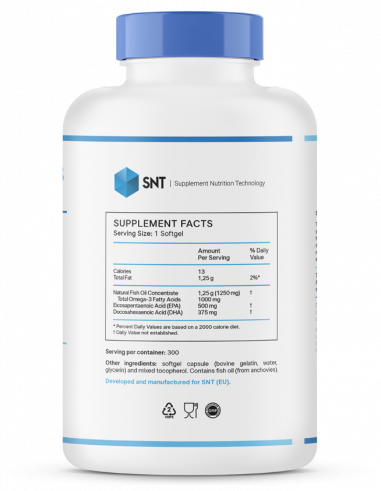 SNT Ultra Omega-3, Ультра Омега-3, 300 капсул
