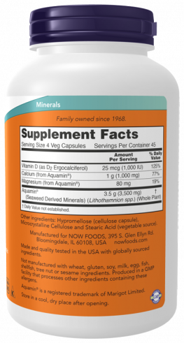 NOW Red Mineral Algae, 180 капсул