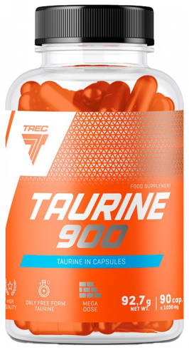 Trec Nutrition Taurine 900, Серосодержащая аминокислота Таурин 900, 90 капсул