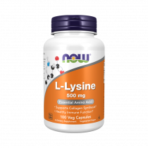 NOW L-Lysine 500 mg, L-Лизин 500 мг